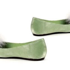 Ellie Shoes Flat Satin Pump With Toe Puff (ES016-TINKER)