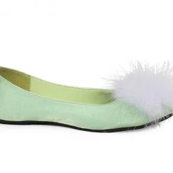 Ellie Shoes Flat Satin Pump With Toe Puff (ES016-TINKER)