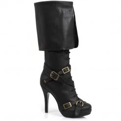 Ellie Shoes 4" Knee High Cuff Pirate Boot (ES414-KEIRA) Pleaser Shoes
