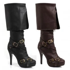Ellie Shoes 4" Knee High Cuff Pirate Boot (ES414-KEIRA) Pleaser Shoes