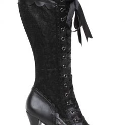 Ellie Shoes 4" Heel Lace Boots (ES414-MARY) Shop By Brand 10 Ellie Shoes 4