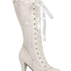 Ellie Shoes 4" Heel Lace Boots (ES414-MARY) Shop By Brand