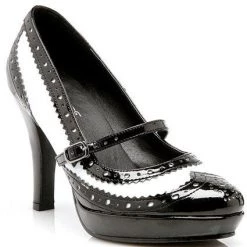 Ellie Shoes Shop By Brand 4" Wingtip Mary-Jane (ES414-Flapper)