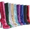 Ellie Shoes 4" GoGo Glitter Boots (ES421-Zara)