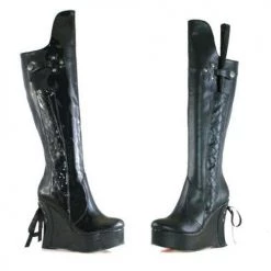 Ellie Shoes 4.5" Heel Knee Boot With Whip (ES475-Sadie Final Sale)