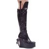 Ellie Shoes 4.5" Heel Knee Boot With Whip (ES475-Sadie Final Sale)