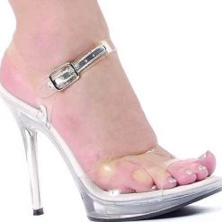 Ellie Shoes Sales 5" Clear Mini-Platform (ES502-Brook Final Sale)