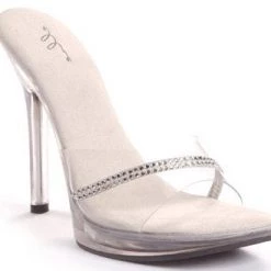 Ellie Shoes 5" Clear Mini-Platform (ES502-Jesse) Shop By Brand