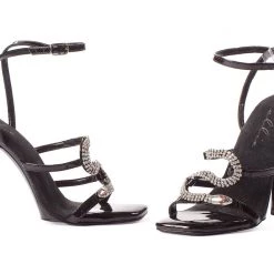Ellie Shoes 5" Strap Sandal With Snake D'cor (ES508-CHANTEL) Shop By Brand