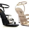 Ellie Shoes 5" Strap Sandal With Snake D'cor (ES508-CHANTEL) Shop By Brand