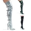 Ellie Shoes Shop By Brand 5" Heel Stretch Thigh Boot (ES511-Buckleup)