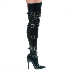 Ellie Shoes Shop By Brand 5" Heel Stretch Thigh Boot (ES511-Buckleup)