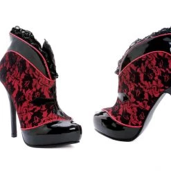 Ellie Shoes 5" Closed Toe Shoe Bootie With Lace (ES518-TWILIGHT)