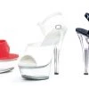Ellie Shoes 6" Stiletto Clear Platform (ES601-Juliet-C)