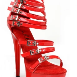 Ellie Shoes 6" Heel Sandal With Multiple Buckles (ES609-NEVE)