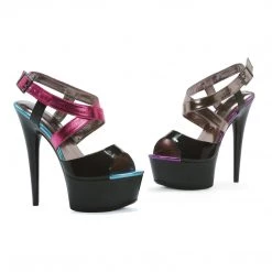 Ellie Shoes 6" Stiletto Platform (ES609-PAPAYA)