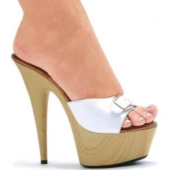 Ellie Shoes Shop By Brand 6" Heel Mule W/Buckle (ES609-Barbara)