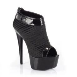 Ellie Shoes 6" Open Toe Platform Bootie (ES609-SOMI)