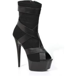 Ellie Shoes 6" Stretch Platform Ankle Boot (ES609-STRUCK) Shop By Brand