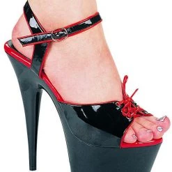 Ellie Shoes 6" Laced Stiletto Two Tone Sandal (ES609-Tanya)