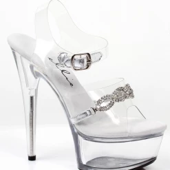 Ellie Shoes 6" Heel Sandal With Rhinestones (ES609-TIFFANY Final Sale) Sales