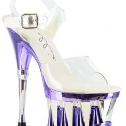 Ellie Shoes 6" Cone Style Heel Platform(ES629-CLARITY)