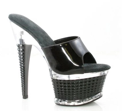 Ellie Shoes Shop By Brand 6" Heel Textured Mule Platform (ES649-Sapphire) 3 Ellie Shoes Shop By Brand 6" Heel Textured Mule Platform (ES649-Sapphire)