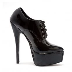 Ellie Shoes 6.5" Stiletto Heel Oxford Shoe Bootie (ES652-OXFORD)
