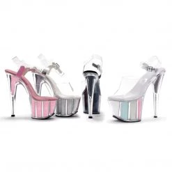 Ellie Shoes Shop By Brand 7" Pointed Stiletto Glitter In Platform (ES709-Glitter)