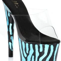 Ellie Shoes Shop By Brand 7" Stiletto Mule Sandal Platform (ES709-RUGGED) 8 Ellie Shoes Shop By Brand 7