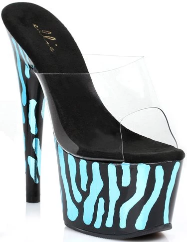 Ellie Shoes Shop By Brand 7" Stiletto Mule Sandal Platform (ES709-RUGGED) 5 Ellie Shoes Shop By Brand 7" Stiletto Mule Sandal Platform (ES709-RUGGED)