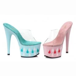 Ellie Shoes 7" Mule With Teardrop Pattern (ES709-Teardrop) Shop By Brand