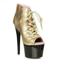 Ellie Shoes 7" Peeptoe Shimmer Bootie (ES709-ZAYLEE) Shop By Brand