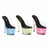 Ellie Shoes 7" Stiletto Mule Sandal Platform(ES709-ZEBRA)
