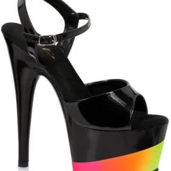 Ellie Shoes 7" Stiletto Sandal Platform (ES709-PRISM) Shop By Brand