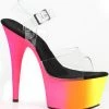 Ellie Shoes 7" Stiletto Sandal Platform(ES709-RAINBOW)