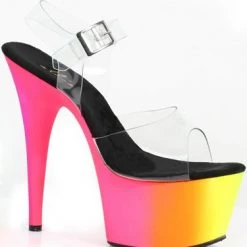 Ellie Shoes 7" Stiletto Sandal Platform(ES709-RAINBOW)