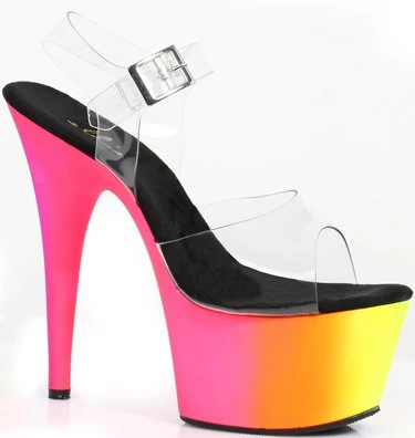 Ellie Shoes 7" Stiletto Sandal Platform(ES709-RAINBOW) 3 Ellie Shoes 7" Stiletto Sandal Platform(ES709-RAINBOW)