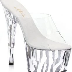 Ellie Shoes Shop By Brand 7" Stiletto Mule Sandal Platform (ES709-RUGGED) 9 Ellie Shoes Shop By Brand 7