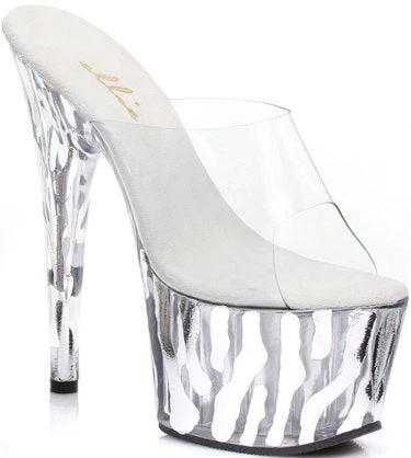 Ellie Shoes Shop By Brand 7" Stiletto Mule Sandal Platform (ES709-RUGGED) 6 Ellie Shoes Shop By Brand 7" Stiletto Mule Sandal Platform (ES709-RUGGED)