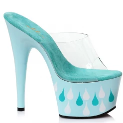 Ellie Shoes 7" Mule With Teardrop Pattern (ES709-Teardrop) Shop By Brand