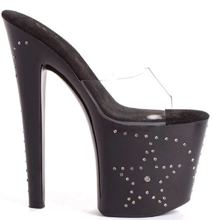 Ellie Shoes 8" Mule Platform Sandal (ES821-Star) 3 Ellie Shoes 8" Mule Platform Sandal (ES821-Star)