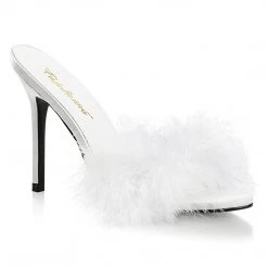 Pleaser Shoes 4" Fur Heel Sandal (CLASSIQUE-01F)