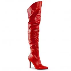 Pleaser Shoes 4" Faux Fur Lined, Thigh High Scrunch Boot (CLASSIQUE-3011)