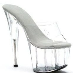 Ellie Shoes 7" Stiletto Clear Platform (ES709-Vanity) Shop By Brand