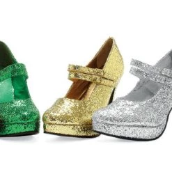 Ellie Shoes 4" Glitter Mary Jane Pump (ES421-JANE-G)