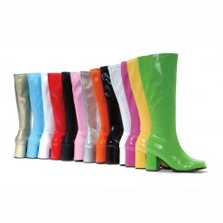 Ellie Shoes Shop By Brand 3" Block Stretch Gogo Boots - Fun Colors! (ES-Gogo)