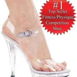 Ellie Shoes 5" Stilleto Clear Platform (ES-M-Brook)