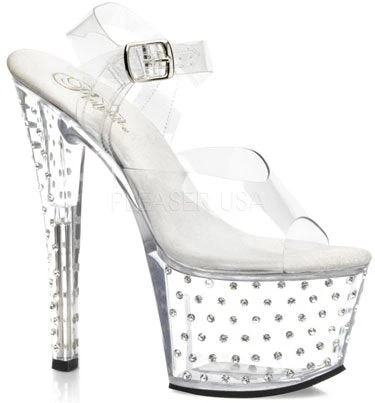 Pleaser Shoes 7" Diamond Platform (STARDUST-708) 7 Pleaser Shoes 7" Diamond Platform (STARDUST-708)