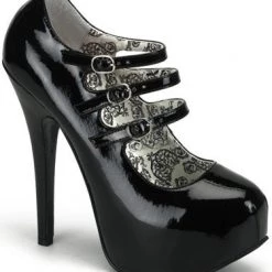 Bordello 5 3/4" Buckle Concealed Platform (TEEZE-05) Bordello Shoes